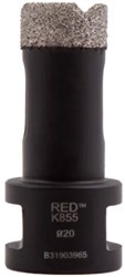 KGS RED K855 - M14 Dry Diamond Drill Bit 20 mm