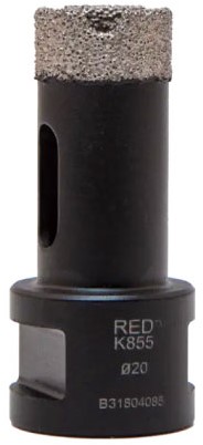 KGS RED K855 - M14 Dry Diamond Drill Bit 20 mm-2