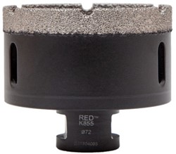 KGS RED K855 - M14 Dry Diamond Drill Bit 72 mm