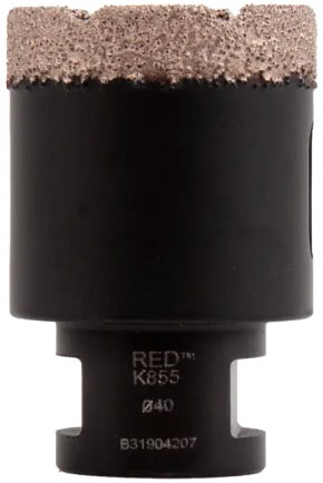 KGS RED K855 - M14 Dry Diamond Drill Bit 40 mm