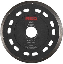 KGS RED K841 Diamantschijf 125 mm - Speciaal voor haakse slijper op accu
