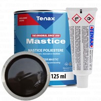 Tenax Solido Nero (Black) - Two-component polyester stone adhesive - 125ml