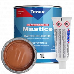 Tenax Solido Rosso Verona (Verona Red) - Two-component polyester stone adhesive - 1L
