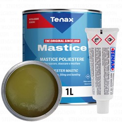 Tenax Solido Transparent - Two-component polyester stone adhesive - 1L
